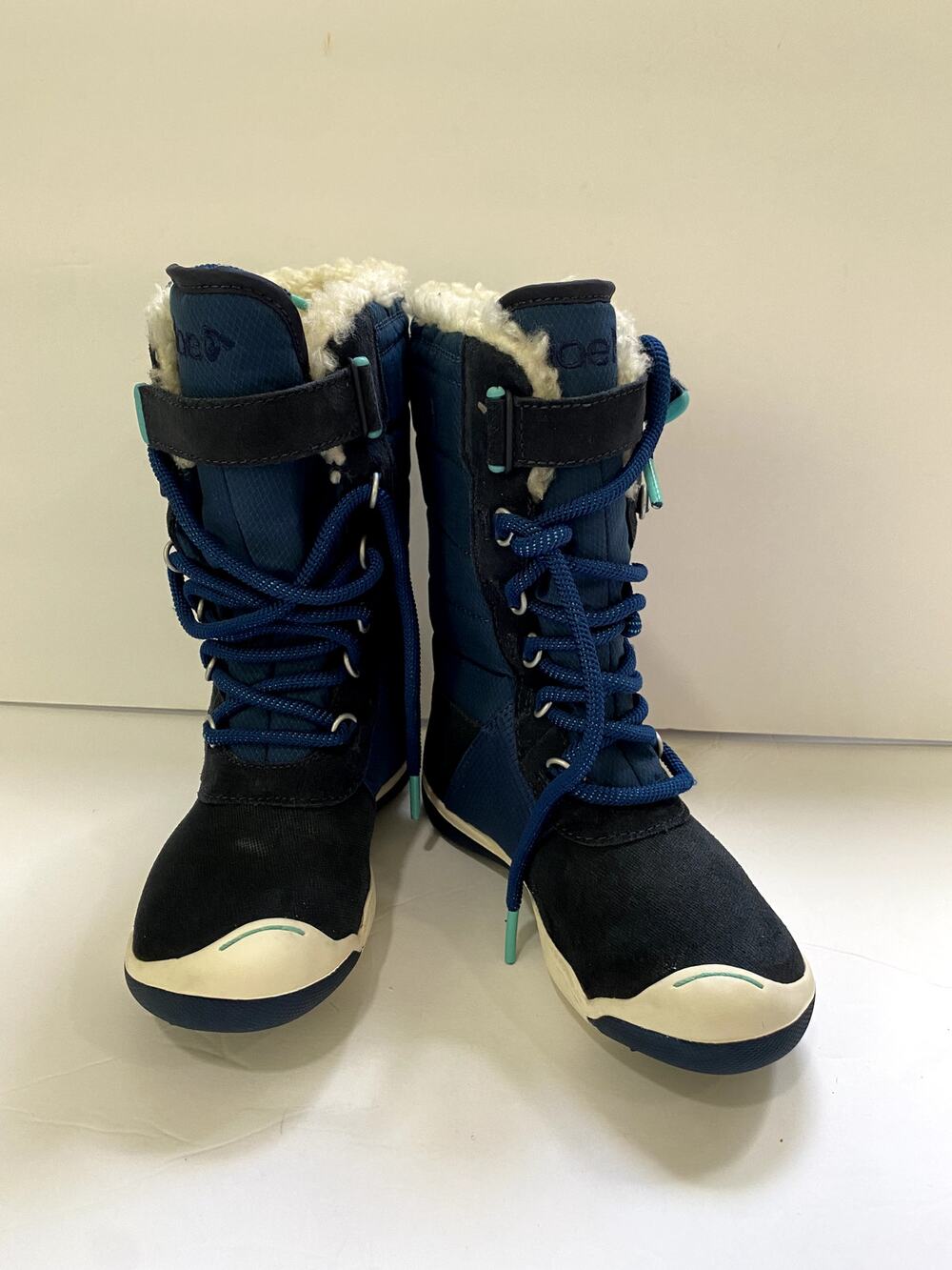 Plae Jack Waterproof Snow Boots Boy Girl for Toddler Size 9 In Blue